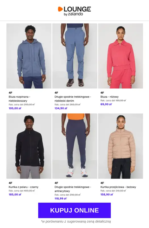 Lounge by Zalando - gazetka promocyjna Do -79% na 4F od czwartku 12.03 do soboty 14.03 - strona 9