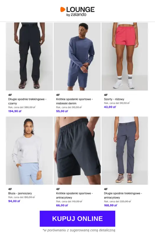 Lounge by Zalando - gazetka promocyjna Do -79% na 4F od czwartku 12.03 do soboty 14.03 - strona 5
