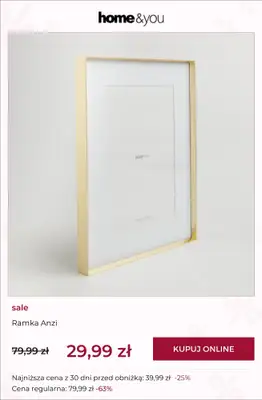 home&you - gazetka promocyjna Produkty na wyprzedaży do 29,99 zł od czwartku 12.03 do piątku 20.03 - strona 10