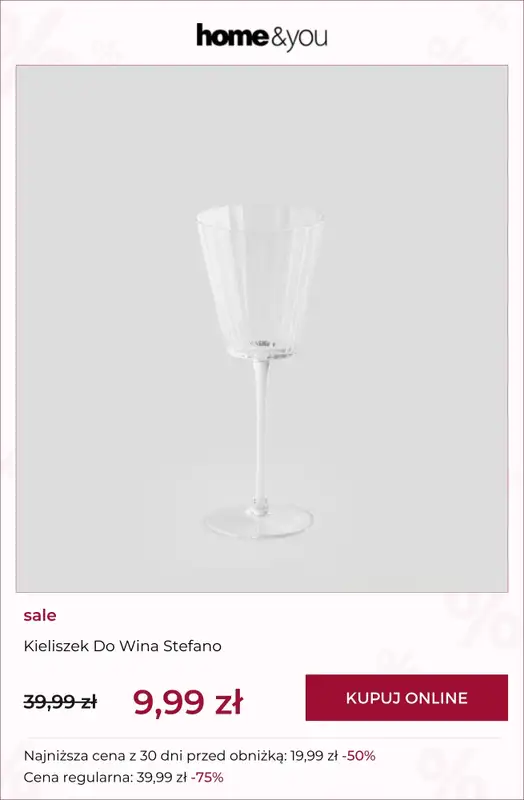 home&you - gazetka promocyjna Produkty na wyprzedaży do 29,99 zł od czwartku 12.03 do piątku 20.03 - strona 4