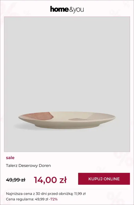 home&you - gazetka promocyjna Produkty na wyprzedaży do 29,99 zł od czwartku 12.03 do piątku 20.03 - strona 8