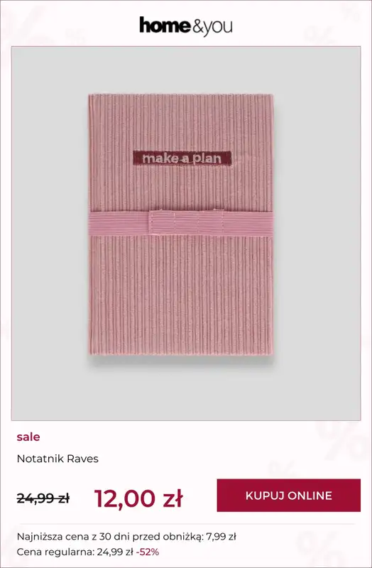 home&you - gazetka promocyjna Produkty na wyprzedaży do 29,99 zł od czwartku 12.03 do piątku 20.03 - strona 9