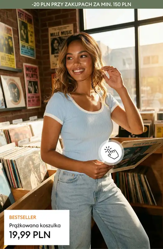 Sinsay - gazetka promocyjna -20 PLN przy zakupach za min. 150 PLN od czwartku 12.03 do poniedziałku 16.03 - strona 4