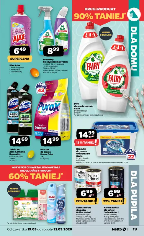 Netto - gazetka promocyjna Gazetka od czwartku 19.03 do soboty 21.03 - strona 19