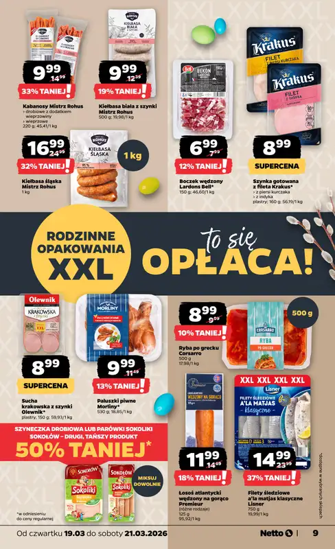 Netto - gazetka promocyjna Gazetka od czwartku 19.03 do soboty 21.03 - strona 9