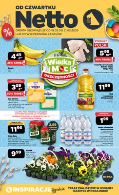 Netto - gazetka promocyjna Gazetka od czwartku 19.03 do soboty 21.03