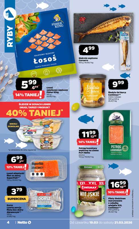 Netto - gazetka promocyjna Gazetka od czwartku 19.03 do soboty 21.03 - strona 4