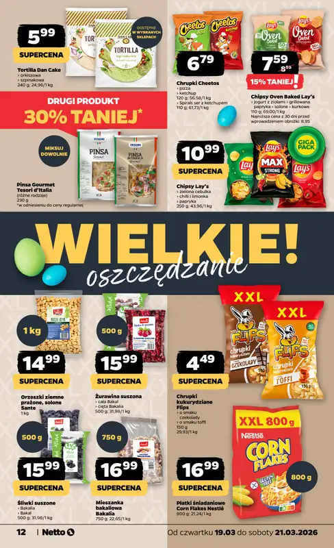 Netto - gazetka promocyjna Gazetka od czwartku 19.03 do soboty 21.03 - strona 12