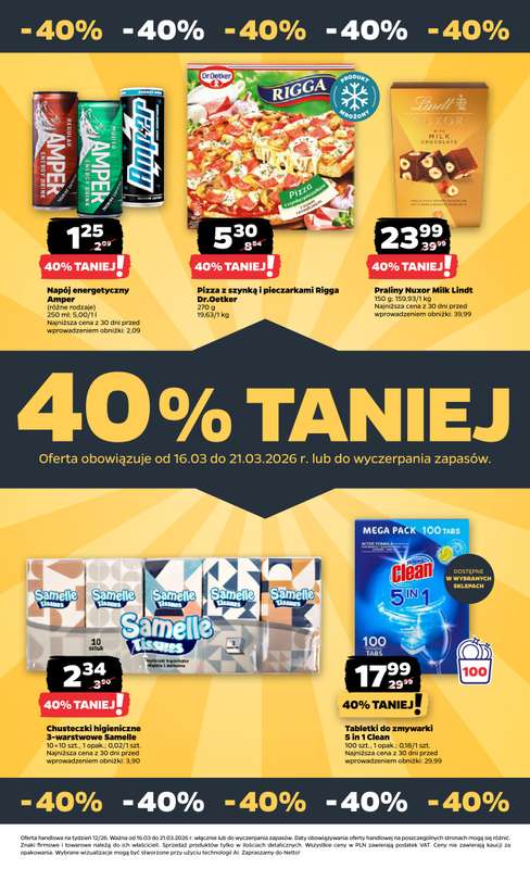 Netto - gazetka promocyjna Gazetka od poniedziałku 16.03 do soboty 21.03 - strona 28
