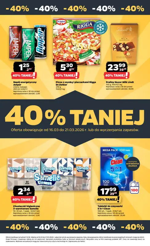 Netto - gazetka promocyjna Gazetka od poniedziałku 16.03 do soboty 21.03 - strona 28