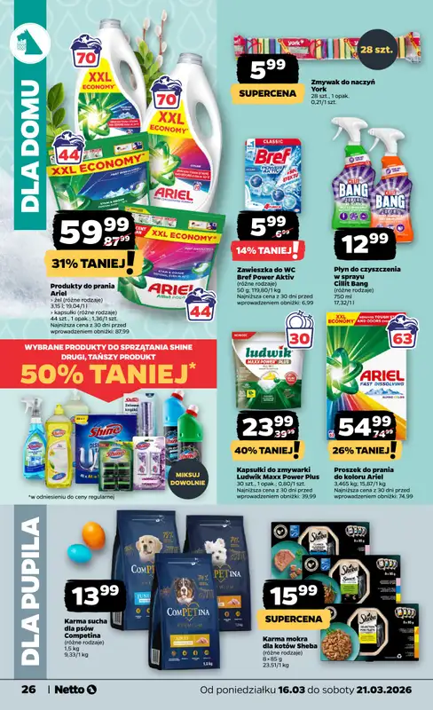 Netto - gazetka promocyjna Gazetka od poniedziałku 16.03 do soboty 21.03 - strona 26
