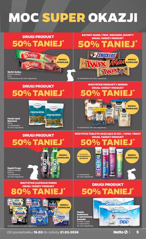 Netto - gazetka promocyjna Gazetka od poniedziałku 16.03 do soboty 21.03 - strona 5
