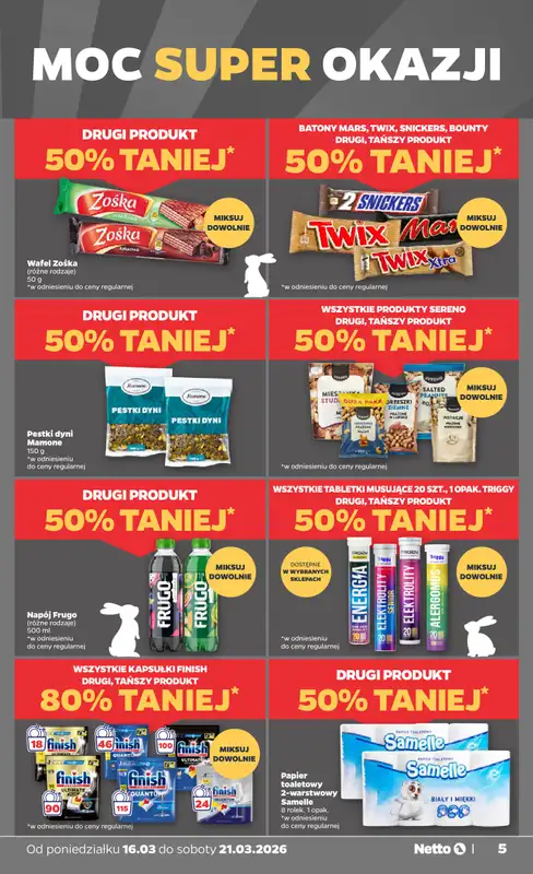 Netto - gazetka promocyjna Gazetka od poniedziałku 16.03 do soboty 21.03 - strona 5