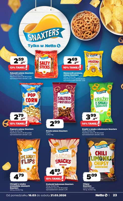 Netto - gazetka promocyjna Gazetka od poniedziałku 16.03 do soboty 21.03 - strona 23