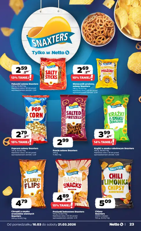 Netto - gazetka promocyjna Gazetka od poniedziałku 16.03 do soboty 21.03 - strona 23
