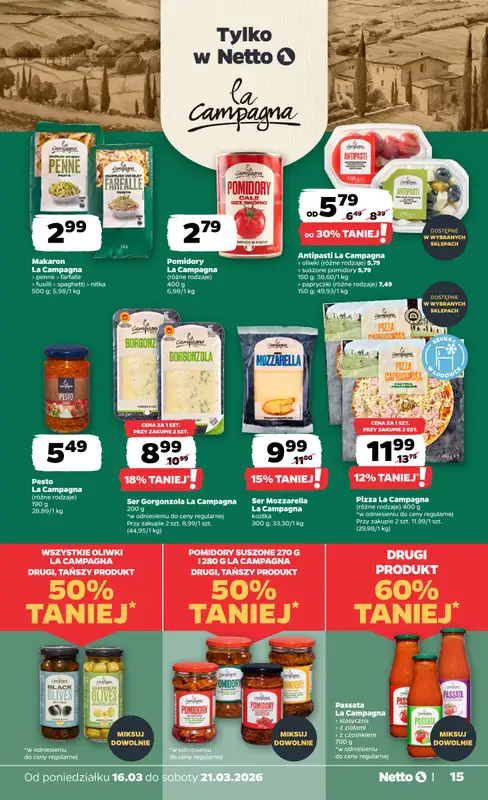 Netto - gazetka promocyjna Gazetka od poniedziałku 16.03 do soboty 21.03 - strona 15