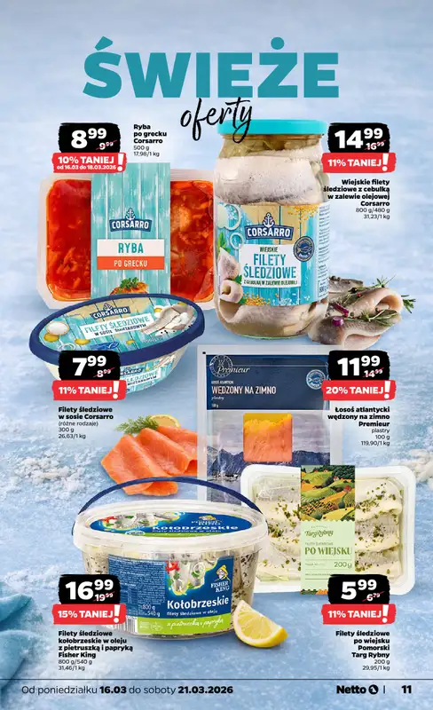 Netto - gazetka promocyjna Gazetka od poniedziałku 16.03 do soboty 21.03 - strona 11