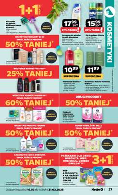 Netto - gazetka promocyjna Gazetka od poniedziałku 16.03 do soboty 21.03 - strona 27
