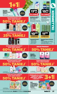 Netto - gazetka promocyjna Gazetka od poniedziałku 16.03 do soboty 21.03 - strona 27