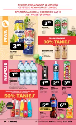 Netto - gazetka promocyjna Gazetka od poniedziałku 16.03 do soboty 21.03 - strona 24