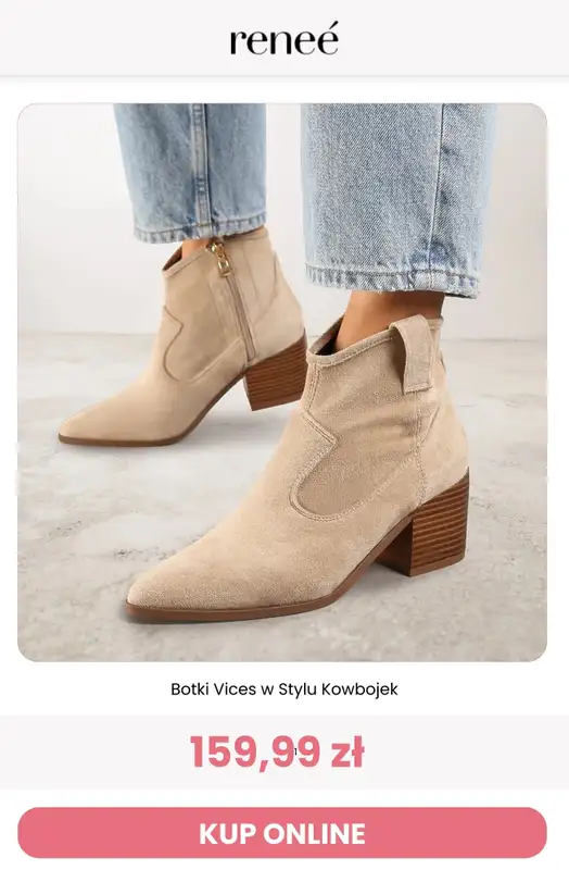 Renee - gazetka promocyjna Kowbojki damskie od czwartku 12.03  - strona 4