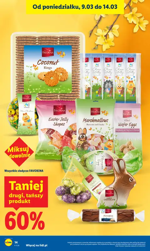 Lidl - gazetka promocyjna Oferta od czwartku od czwartku 12.03 do soboty 14.03 - strona 14