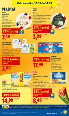 Lidl - gazetka promocyjna Oferta od czwartku od czwartku 12.03 do soboty 14.03 - strona 43