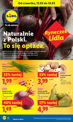 Lidl - gazetka promocyjna Oferta od czwartku od czwartku 12.03 do soboty 14.03 - strona 36