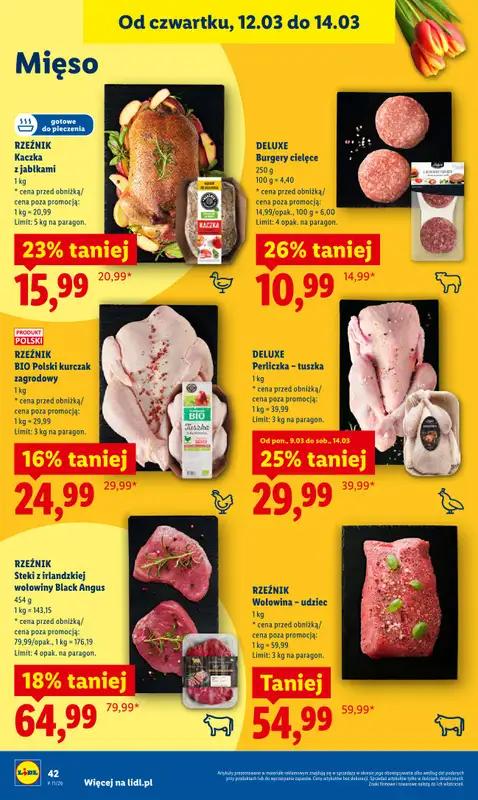 Lidl - gazetka promocyjna Oferta od czwartku od czwartku 12.03 do soboty 14.03 - strona 44