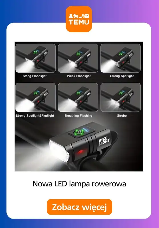 Temu - gazetka promocyjna Akcesoria na rower od czwartku 12.03  - strona 2