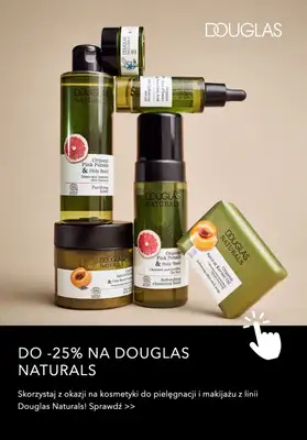 BEST SALE - gazetka promocyjna Douglas | Do -25% na Douglas Naturals od czwartku 12.03 