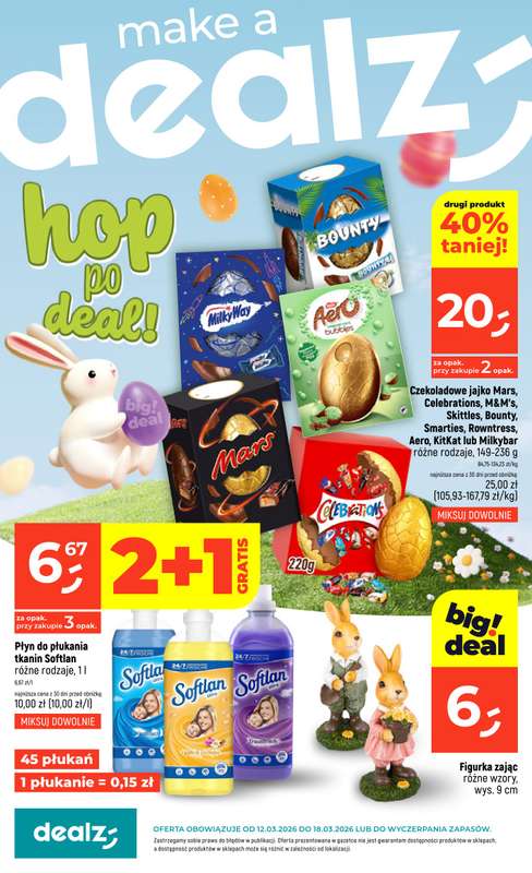 Dealz - gazetka promocyjna Make a Dealz! od czwartku 12.03 do środy 18.03