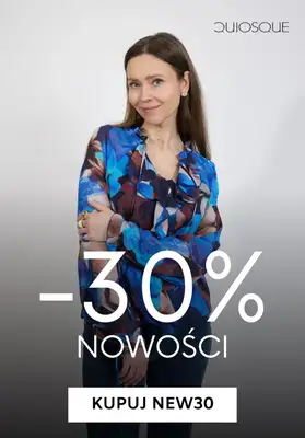 BEST SALE - gazetka promocyjna Quiosque | -30% na nowości od czwartku 12.03 