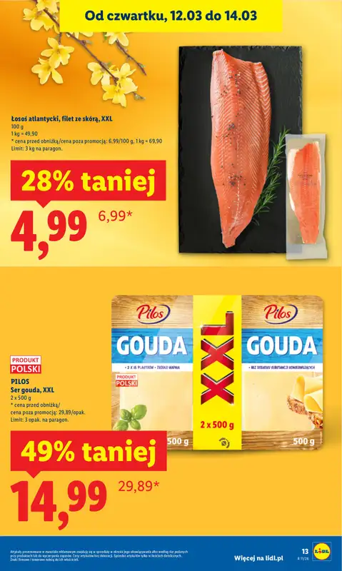 Lidl - gazetka promocyjna Oferta od czwartku od czwartku 12.03 do soboty 14.03 - strona 13