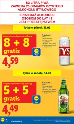 Lidl - gazetka promocyjna Oferta od czwartku od czwartku 12.03 do soboty 14.03 - strona 18