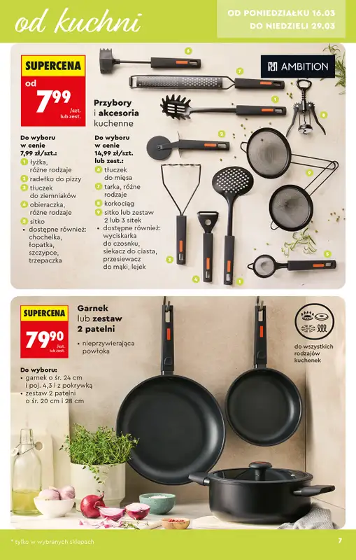 Biedronka - gazetka promocyjna Hity i inspiracje, od 14.03 od soboty 14.03 do środy 01.04 - strona 7