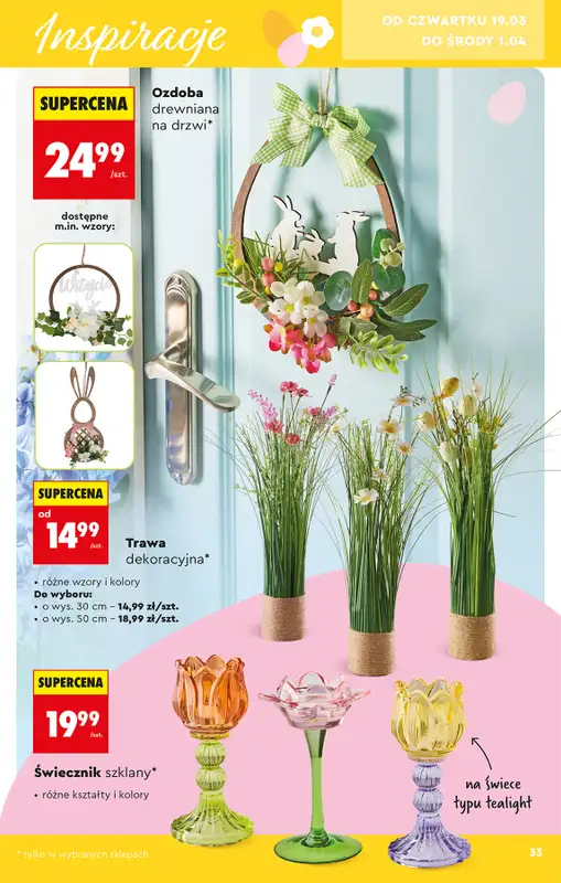 Biedronka - gazetka promocyjna Hity i inspiracje, od 14.03 od soboty 14.03 do środy 01.04 - strona 33