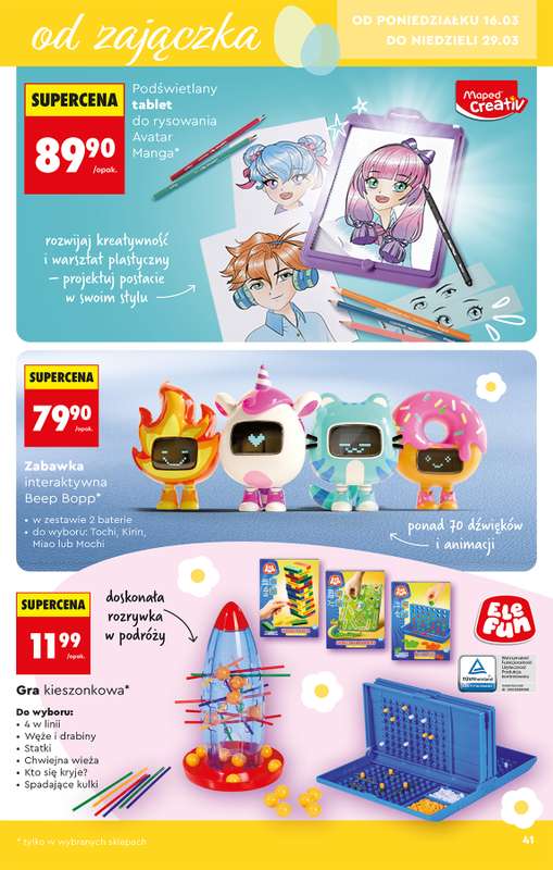 Biedronka - gazetka promocyjna Hity i inspiracje, od 14.03 od soboty 14.03 do środy 01.04 - strona 41