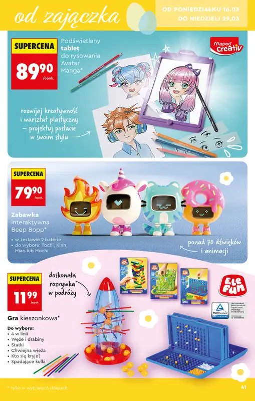 Biedronka - gazetka promocyjna Hity i inspiracje, od 14.03 od soboty 14.03 do środy 01.04 - strona 41