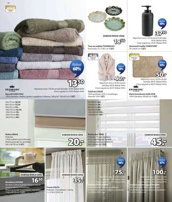 Jysk - gazetka promocyjna Świetna oferta dla domu. Rabat do 60% od środy 18.03 do niedzieli 05.04 - strona 10