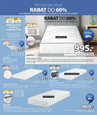 Jysk - gazetka promocyjna Świetna oferta dla domu. Rabat do 60% od środy 18.03 do niedzieli 05.04 - strona 2