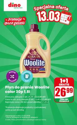 Dino - gazetka promocyjna Płyn do prania - oferta na 13.03 | Promocje spoza gazetki od piątku 13.03 do piątku 13.03