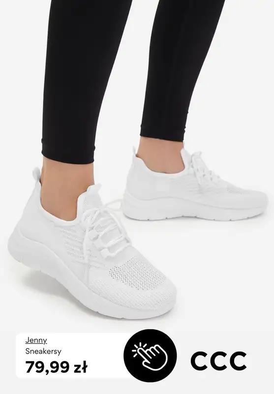 CCC - gazetka promocyjna BIAŁE SNEAKERSY dla niej od piątku 13.03  - strona 4