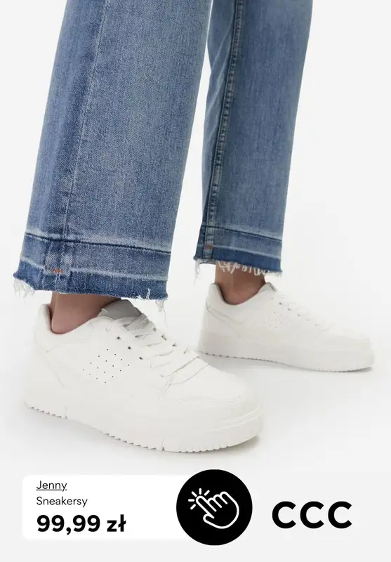 CCC - gazetka promocyjna BIAŁE SNEAKERSY dla niej od piątku 13.03  - strona 6