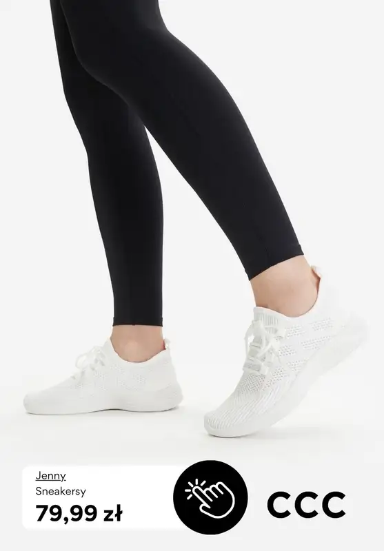 CCC - gazetka promocyjna BIAŁE SNEAKERSY dla niej od piątku 13.03  - strona 5