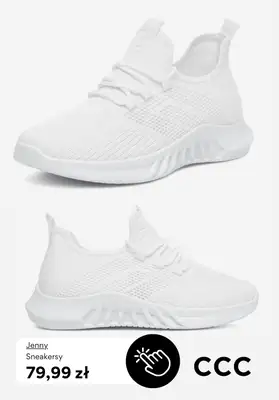 CCC - gazetka promocyjna BIAŁE SNEAKERSY dla niej od piątku 13.03  - strona 3