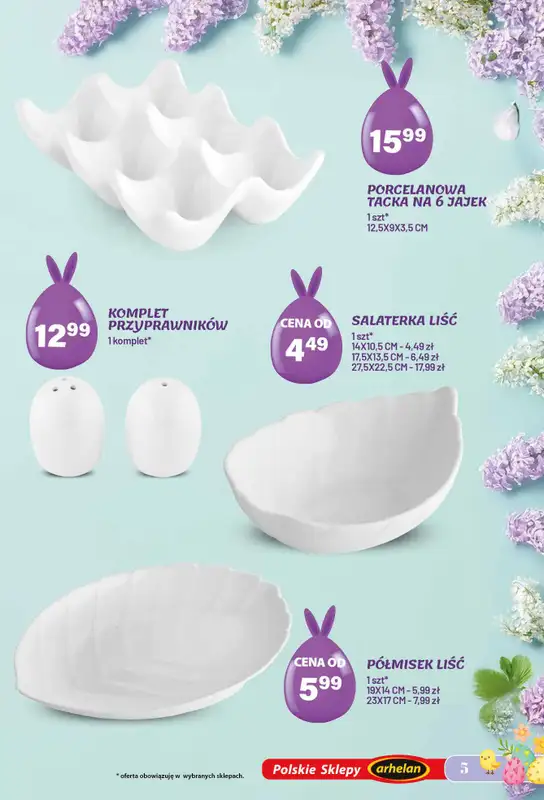 Arhelan - gazetka promocyjna Przygotuj się na Święta z Arhelanem! od piątku 13.03 do niedzieli 12.04 - strona 5