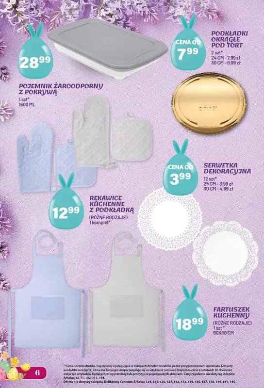 Arhelan - gazetka promocyjna Przygotuj się na Święta z Arhelanem! od piątku 13.03 do niedzieli 12.04 - strona 6