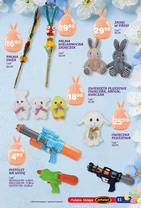 Arhelan - gazetka promocyjna Przygotuj się na Święta z Arhelanem! od piątku 13.03 do niedzieli 12.04 - strona 13