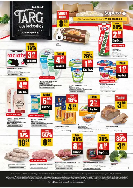 Supeco - gazetka promocyjna Targ świeżości  